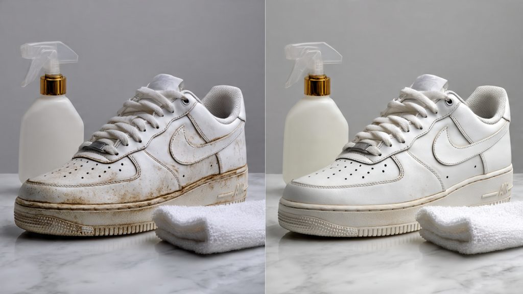 How to Clean White Leather Sneakers